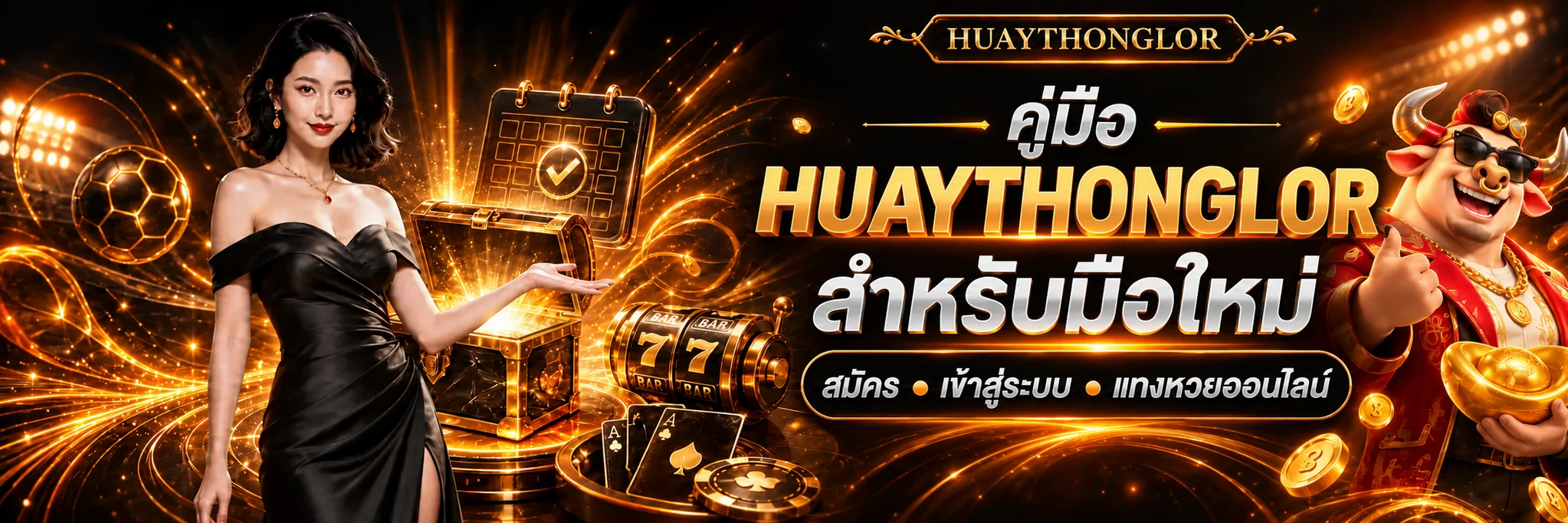 HUAYTHONGLOR คู่มือมือใหม่ | สมัครและแทงหวย